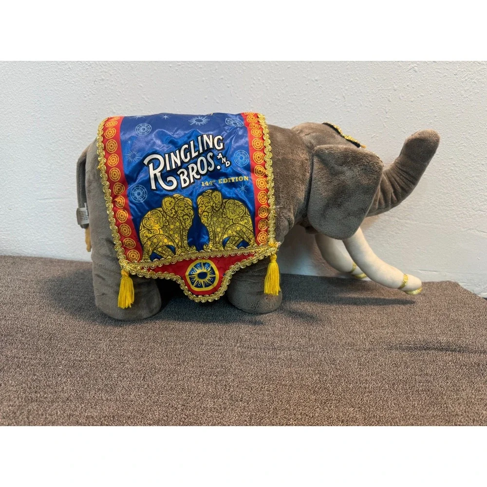 Ringling Bros. & Barnum & Bailey 144th Edition Circus Elephant Stuffed Plush Toy